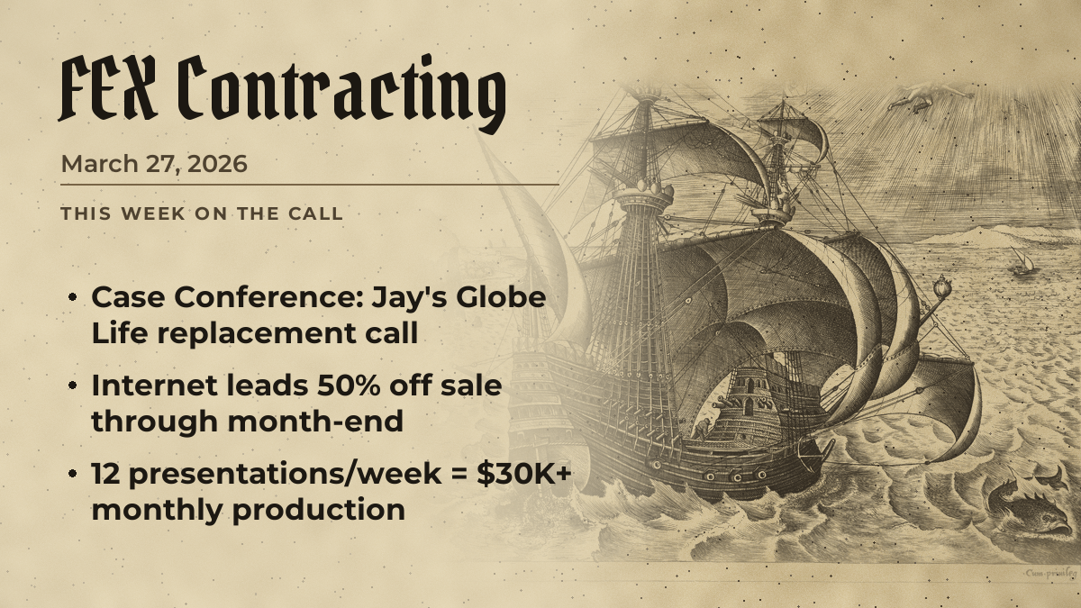 FEX Friday Agent Call — March 27, 2026