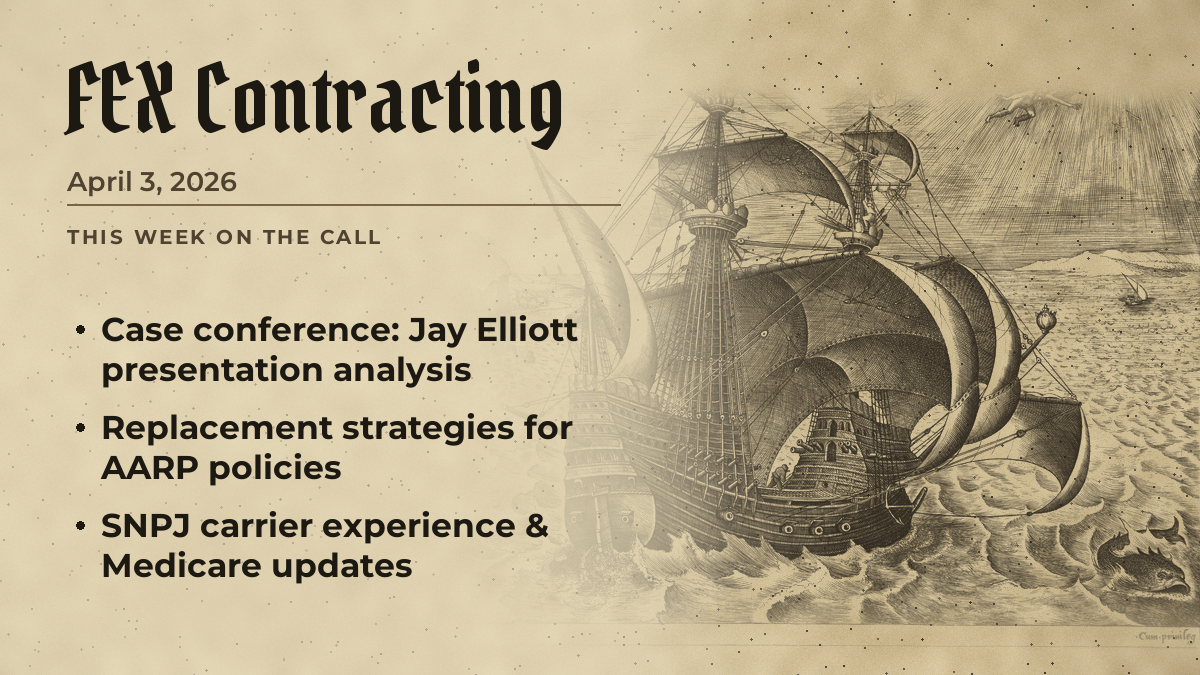 FEX Friday Agent Call — April 3, 2026