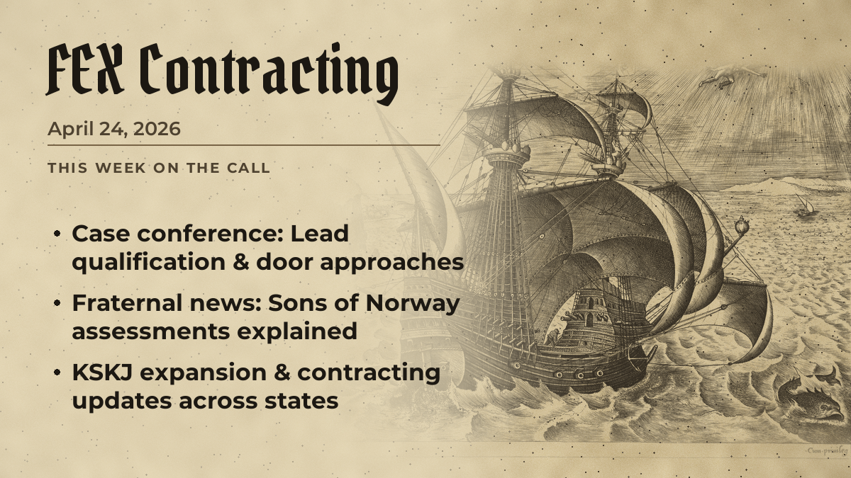 FEX Friday Agent Call — April 24, 2026