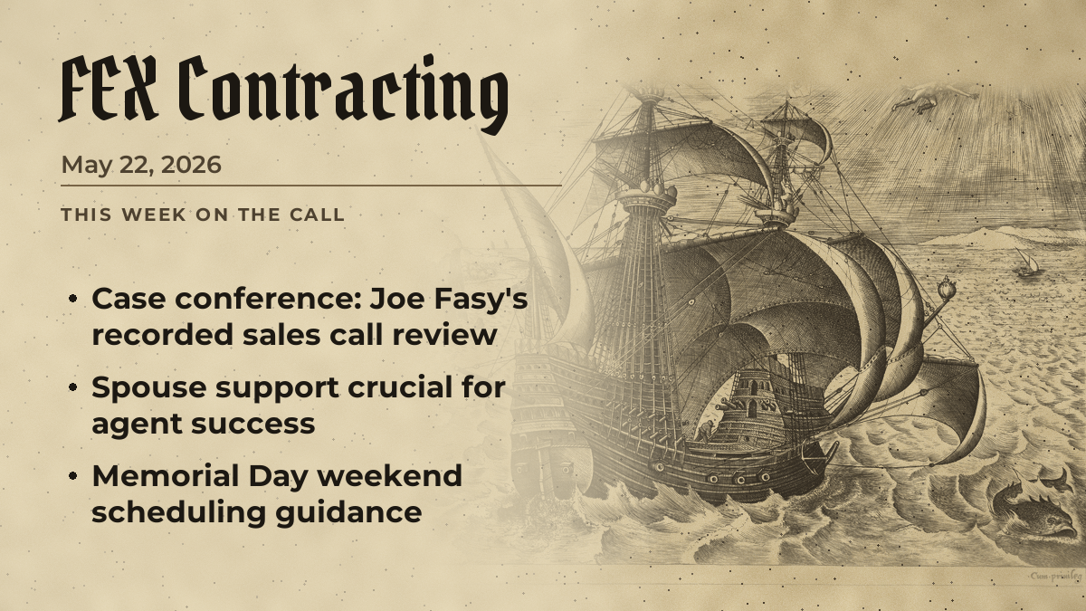 FEX Friday Agent Call — May 22, 2026