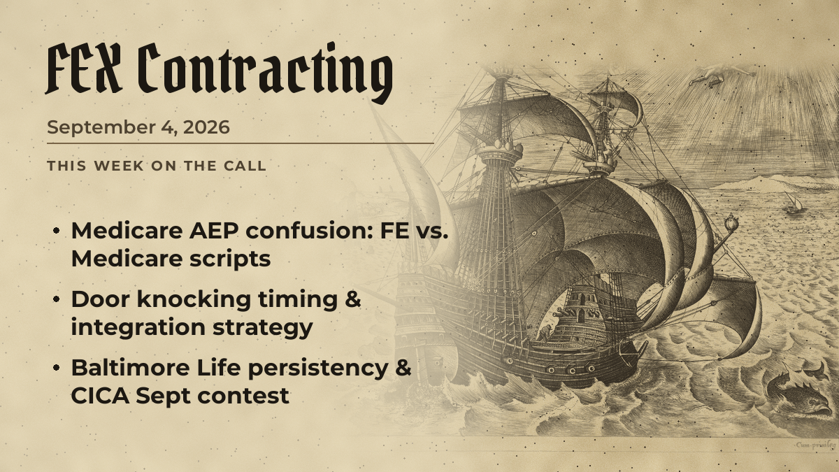 FEX Agent Call — September 4, 2026