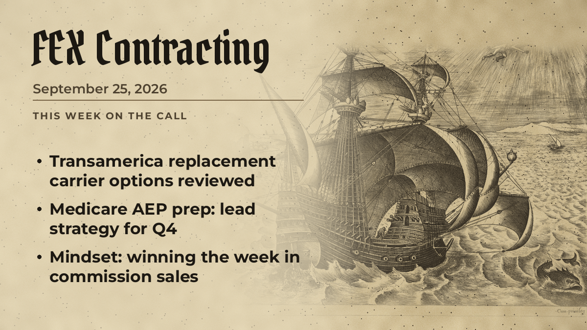 FEX Agent Call — September 25, 2026